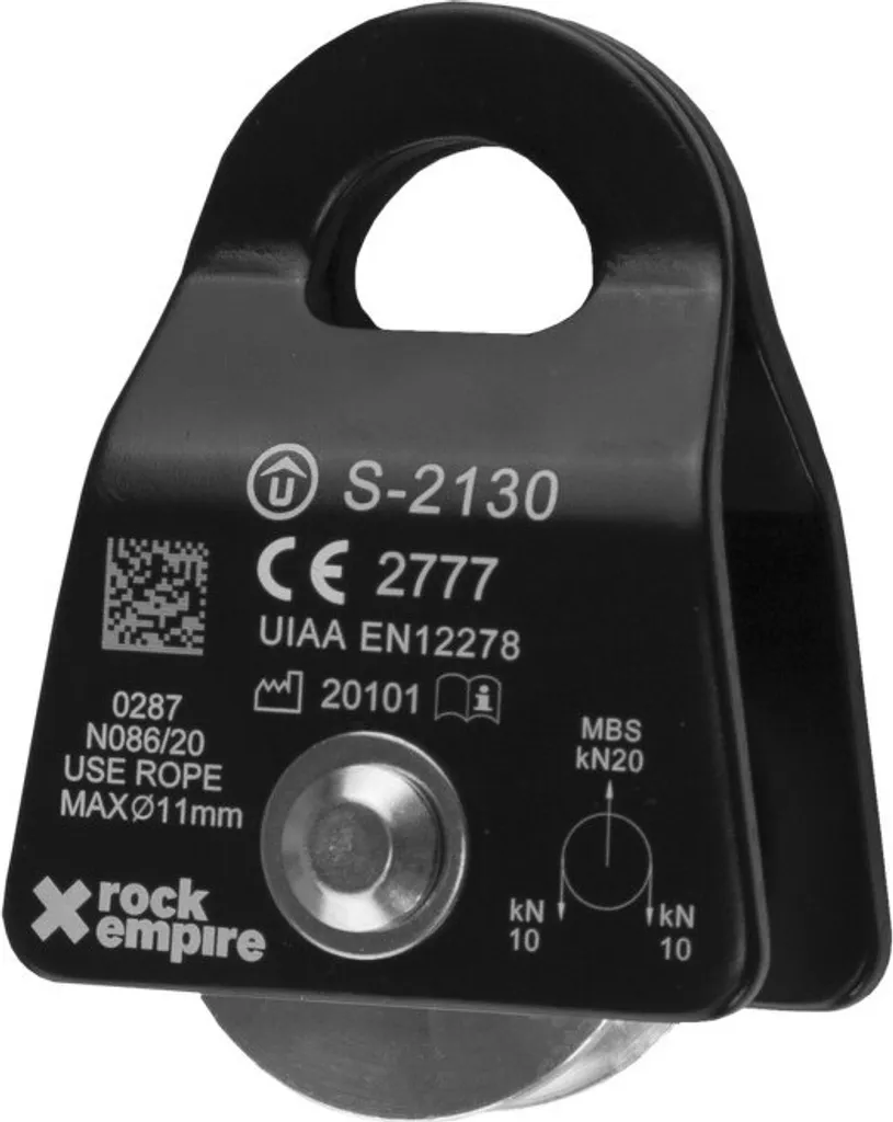 Puleggia Professionale Rock Empire SS Acciaio Inox - Carichi 20kN