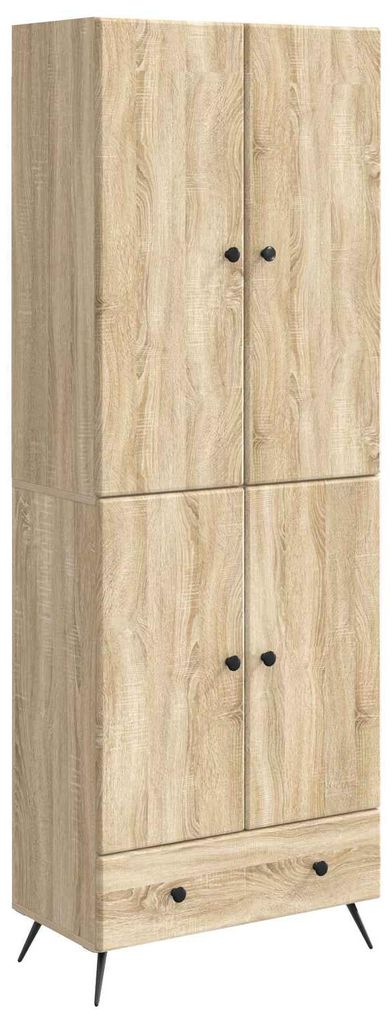 vidaXL Schrankset 2 pcs Sonoma-Eiche Holzwerkstoff