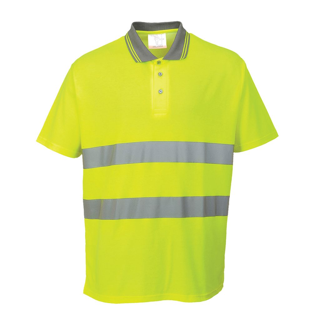 Portwest S171 Baumwoll Komfort Poloshirt Yellow Gr. S