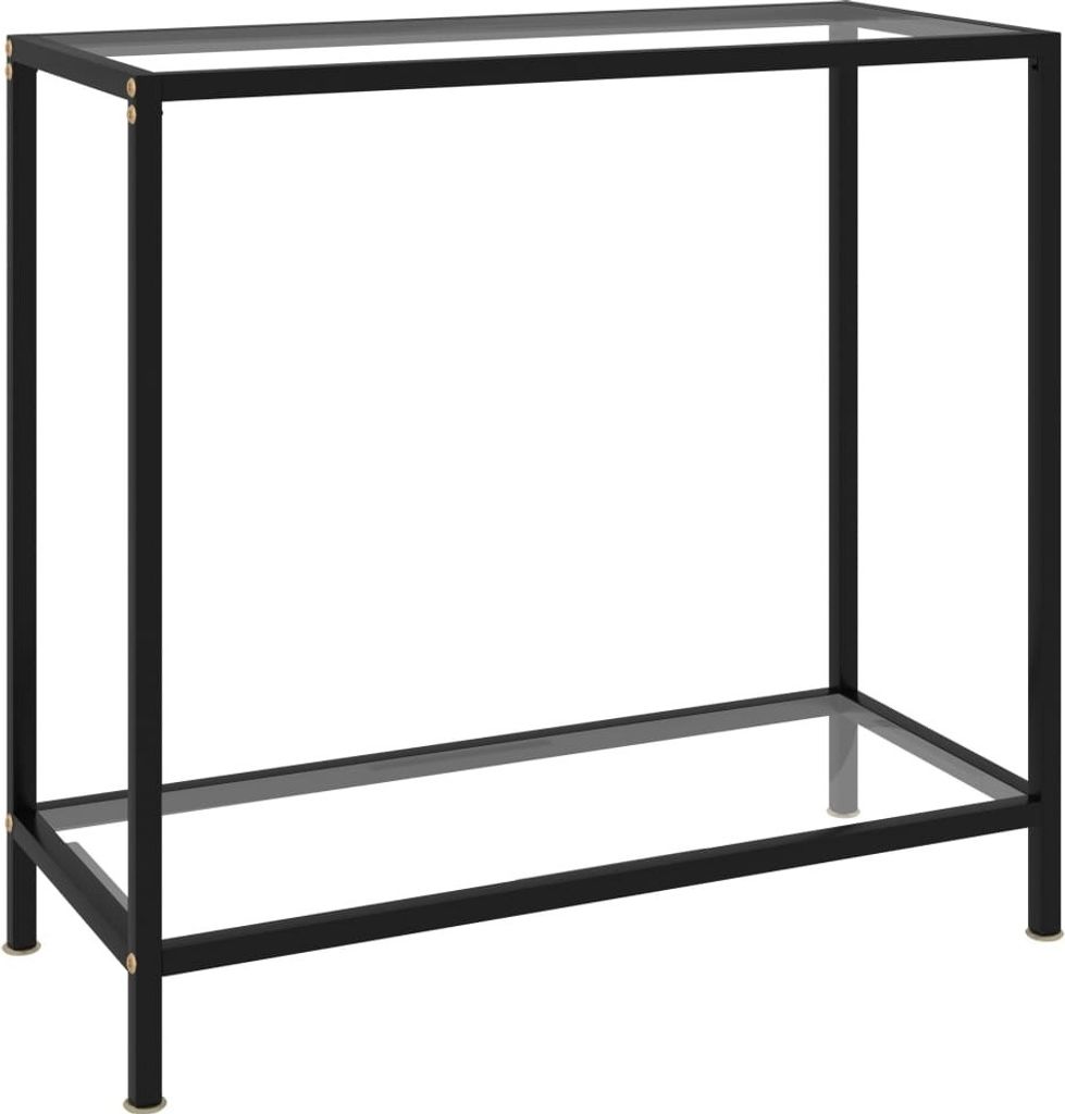Konsolentisch Transparent 80x35x75 cm Hartglas