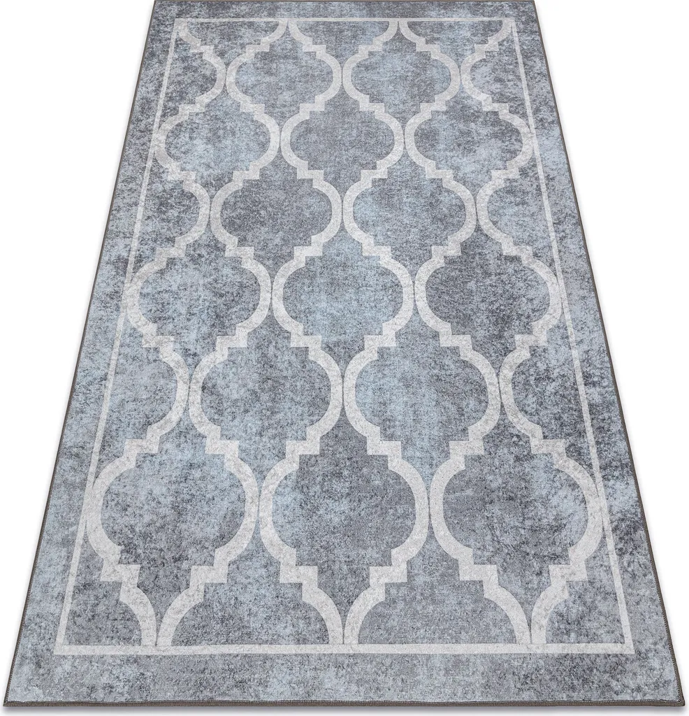 MIRO 51639.805 Tapis de Lavage à Lattes Gris Antidérapant 200x290 cm