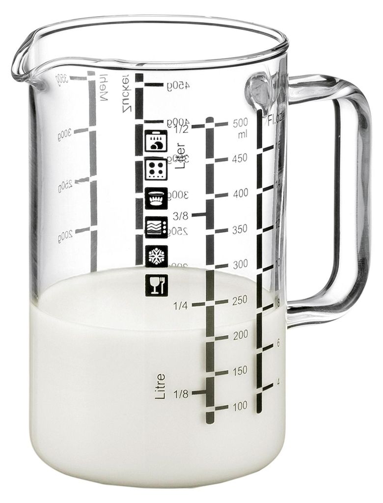 BOHEMIA CRISTAL Messbecher mit Henkel 1 Liter Immagine del prodotto 