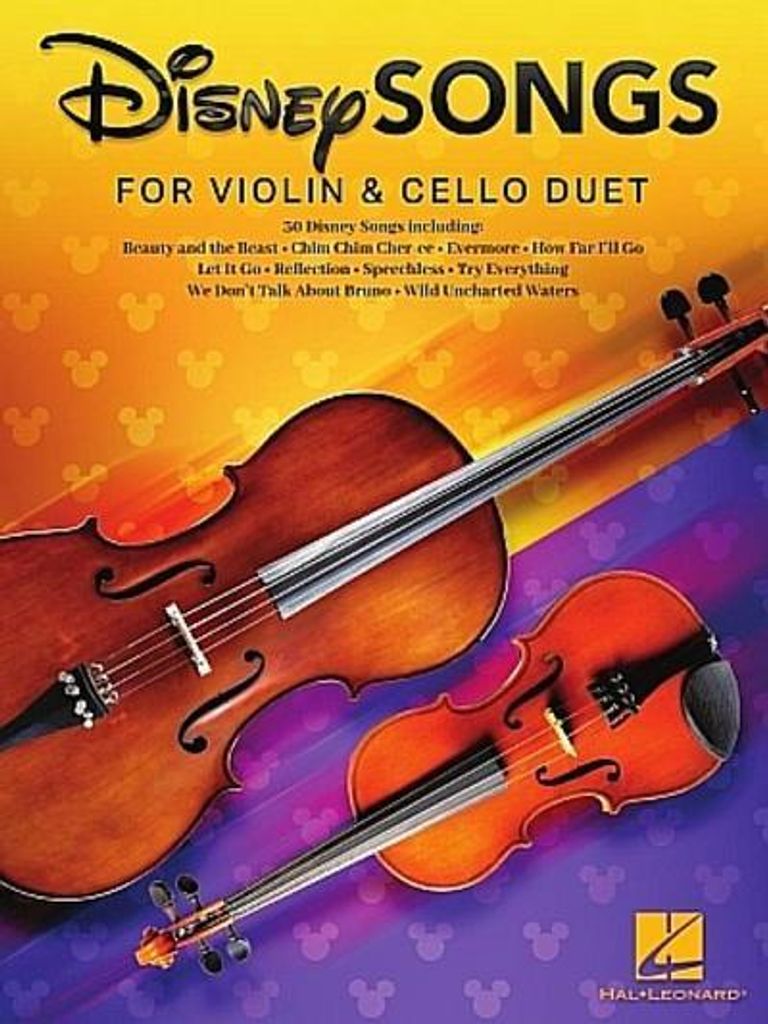 Disney Songs for Violin and Cello Duet: 30 Disney Favorites Arranged for Violinists and Cellists Familiar with First Position and Basic Rhythms