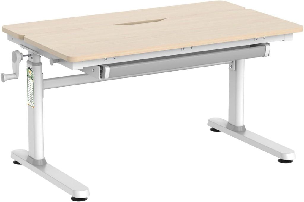 HOKO®Ergo Schülerschreibtisch höhenverstellbar 54-76 cm, Produktbild 