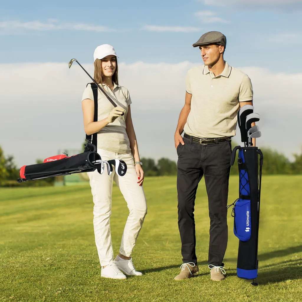 Sac de golf transportable avec support pour éviter de porter le poids