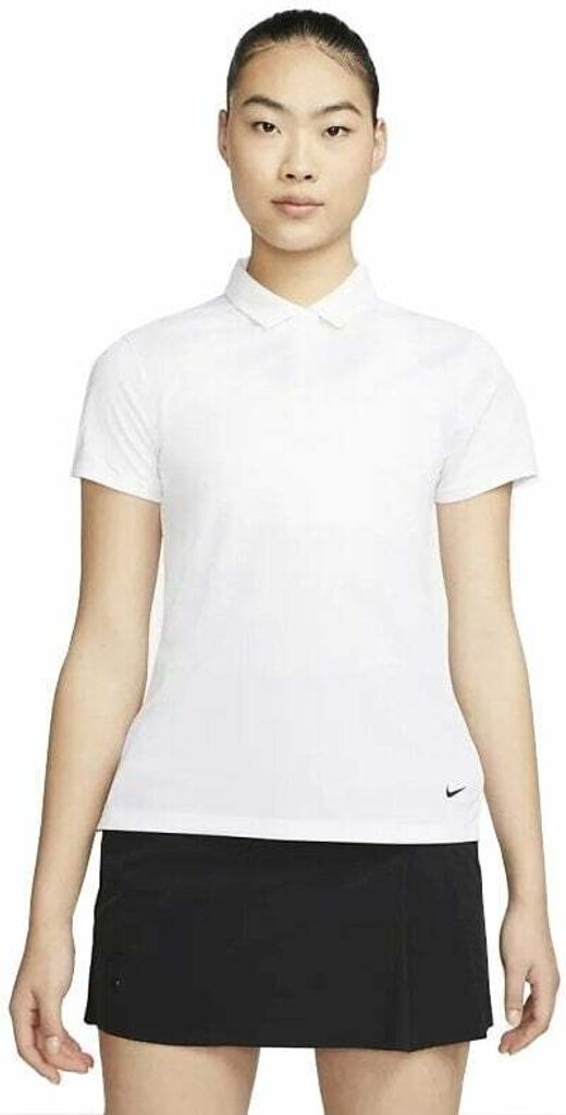 Nike Dri-Fit Victory Womens Golf White/Black M Polo-Shirt