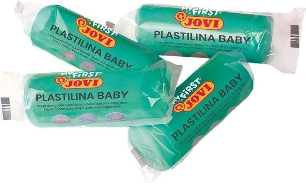 Jovi Baby Modelliermasse für Kinder Green 4 x 38 g