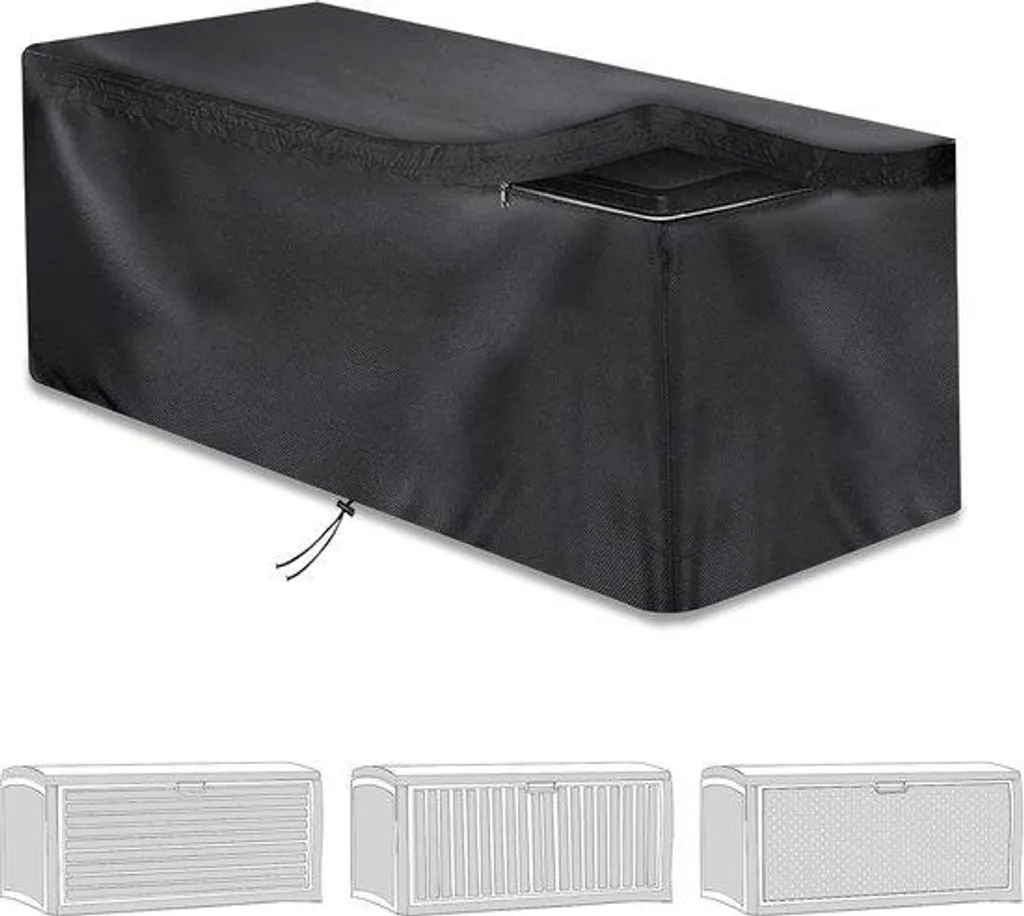 Housse abri de jardin imperméable en Oxford 420D anti-UV de 132x71x67 cm