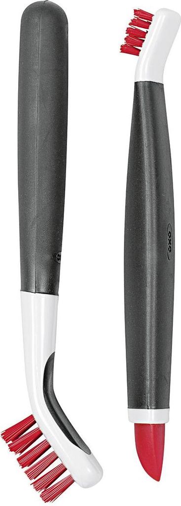 OXO 1285700V2UK Bürsten, schwarz/weiß/rot, 2-teilig (1 Set)