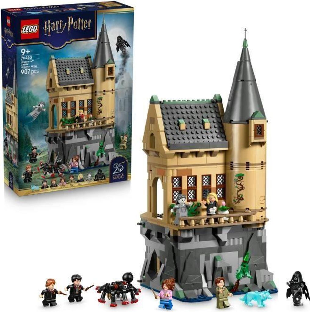 LEGO Harry Potter 76463 Schloss Hogwarts: Krankenflügel, Bauset für Mädchen und Jungen ab 9 Jahren