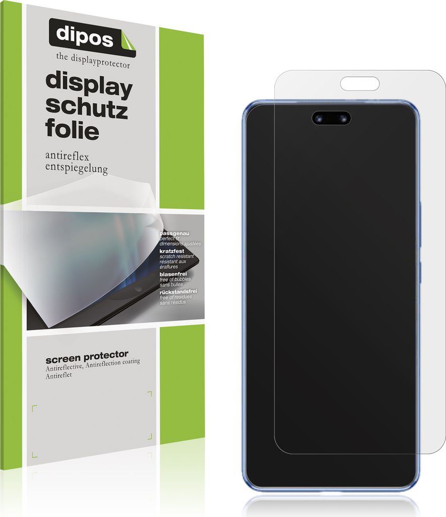 4x Schutzfolie für Huawei Nova 12 Pro matt Displayschutzfolie Folie Display Schutz dipos