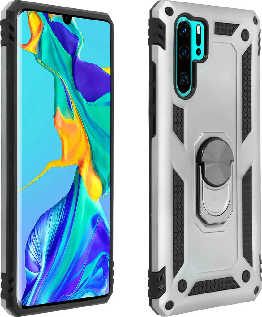 Cover Silver Ring Huawei P30 Pro | Design Elegante e Antigraffio