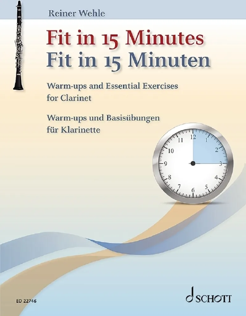Livre d'apprentissage clarinette Fit in 15 Minuten exercices quotidiens