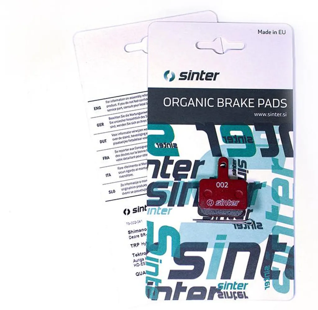 Plaquette de frein à disque Sinter 002 Shimano B Organic MTB Standard