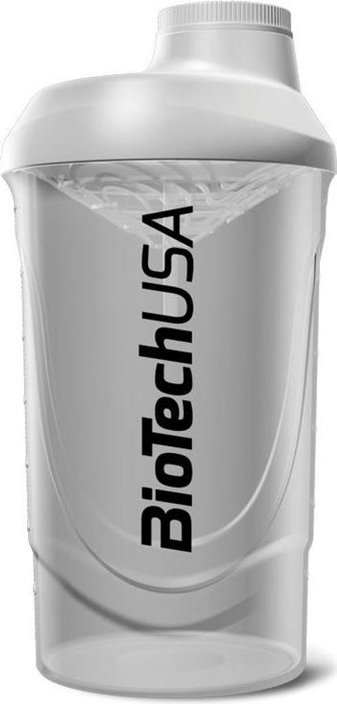 Mixovací láhev, 600ml, BIOTECH USA "Wave Shaker", průhledná Obrázek produktu 