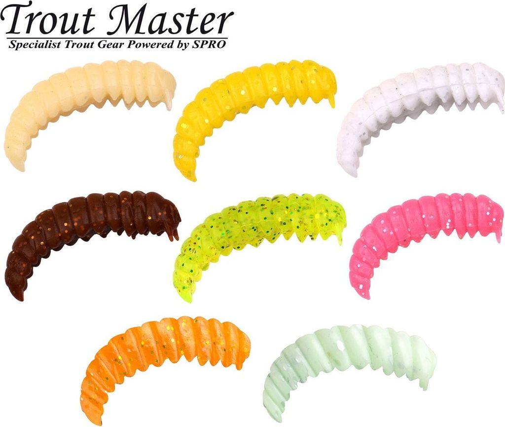 Trout Master Real Camola - 8 künstliche Bienenmaden, Produktbild 