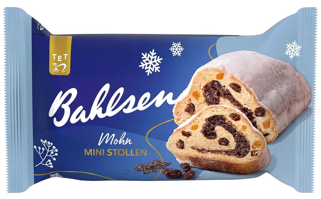 Bahlsen Mini Stollen Mohn 200g Produktbild 