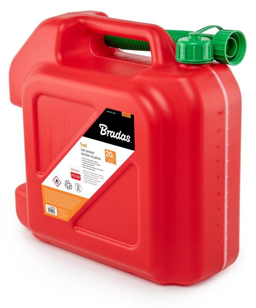 Kraftstoffkanister 20L mit Trichter & Anzeige HDPE Produktbild 
