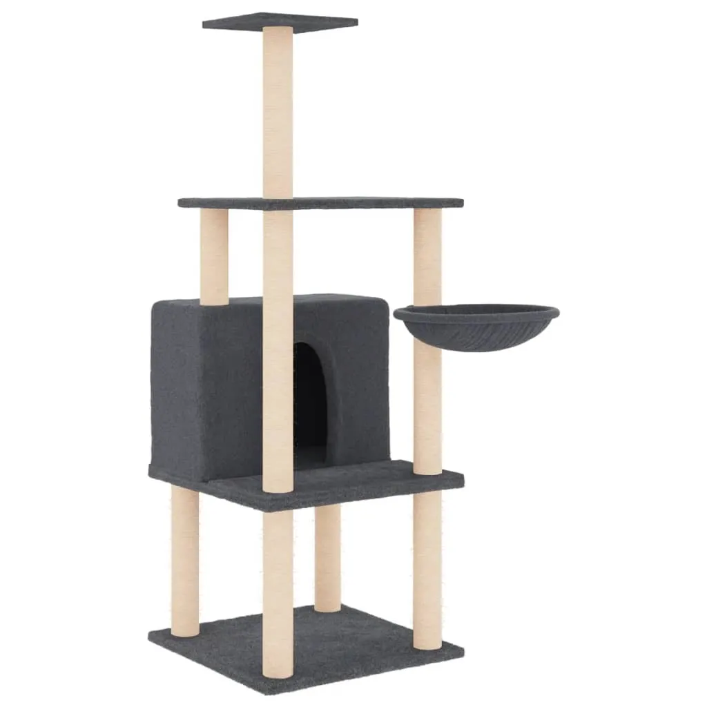 Specifiche Tiragraffi vidaXL 132cm: Per Gatti Attivi e Mobili Protetti