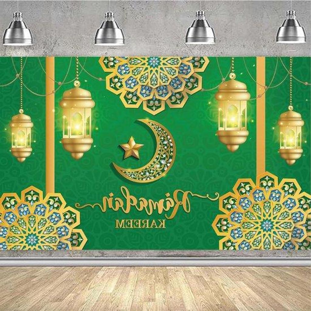 Ramadan-Ornament-Banner - Islamitische Feierdeko - Dekoration für Ramadan-Feiertage