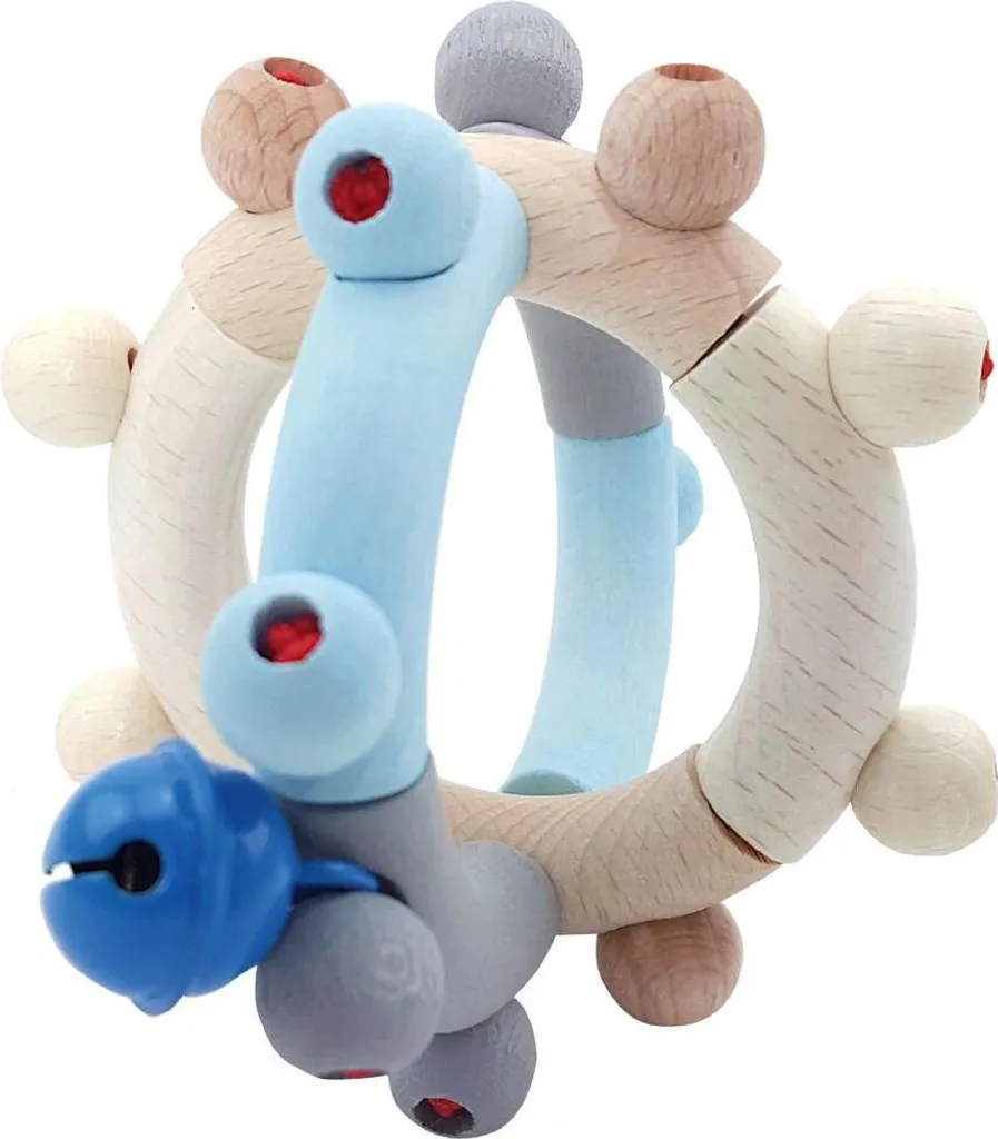 Hocet Hess Motor Blue - Bois de Hêtre Robuste et Peinture Non Toxique
