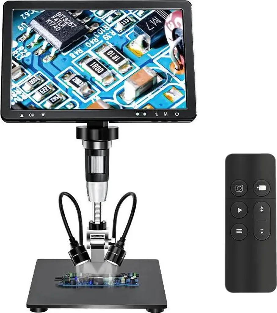 Microscope vidéo LCD DM13 haute résolution 1080p pour micro-électronique - 2
