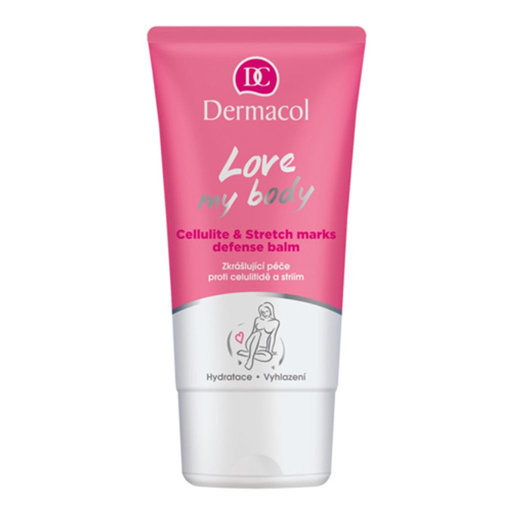 Dermacol Love My Body Cellulite & Stretch Marks Defense Balm festigende Liftingcreme gegen Schwangerschaftsstreifen 150 ml