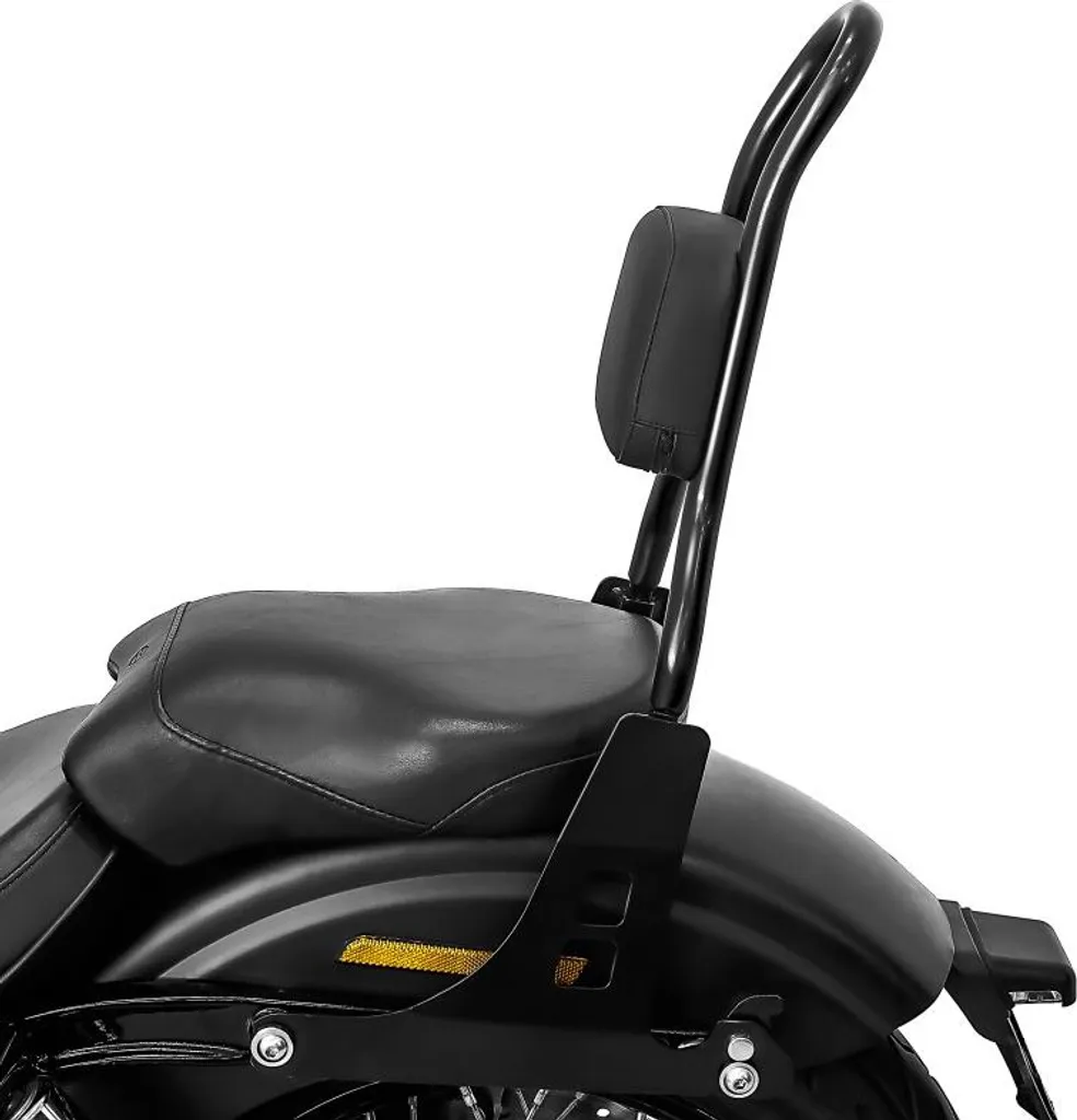 Support Bagage et Dos Sissy Bar pour Harley Dyna Street Bob Noir
