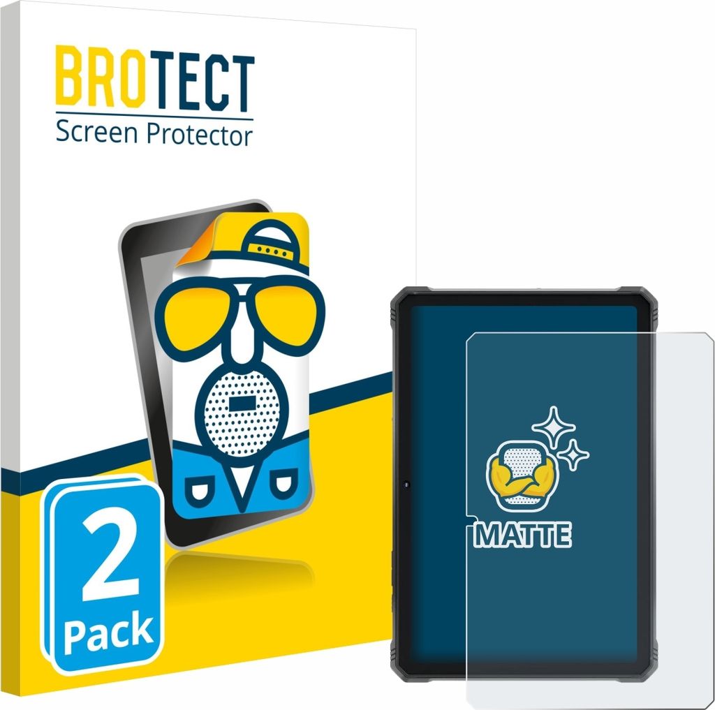 2x BROTECT Schutzfolie für Hotwav R9 Plus Displayschutz Displayschutzfolie Folie Matt Entspiegelungsfolie