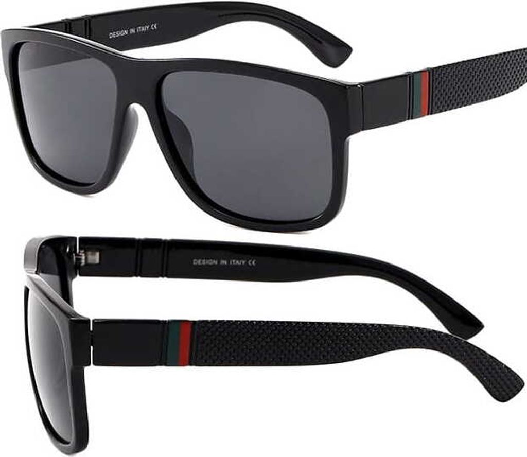 J&W herren platz polarisierte polarisierte sonnenbrille für herren Bardhulina schwarz gläser
