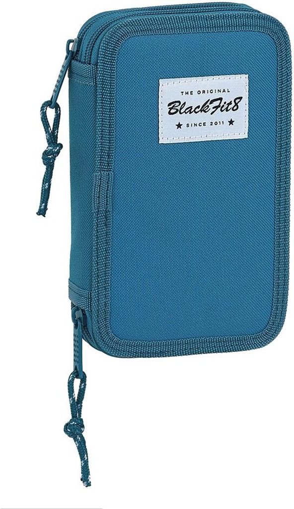 BlackFit8 Aegean Blue Doppeltes Federmäppchen Produktbild 