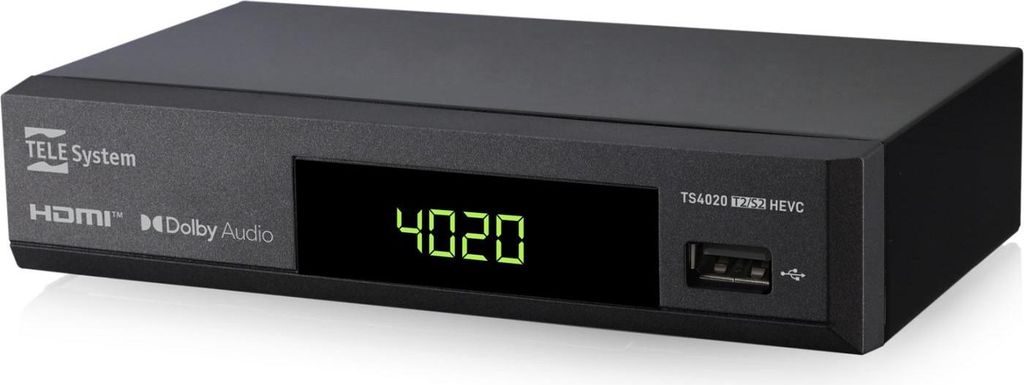TELE System TS4020 Satellite, Terrestre Full HD Nero Immagine del prodotto 