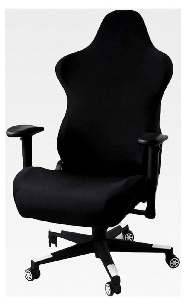 Ergonomischer Stretch-Drehstuhl für Gaming, abnehmbarer und waschbarer Sitzbezug, Armlehnenbezug, geeigneter Bürostuhl
