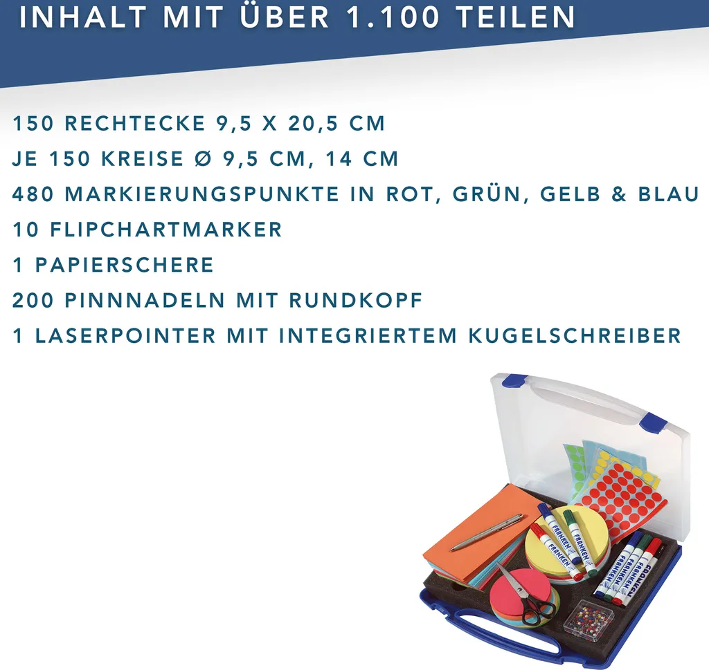 Mallette modération FRANKEN MINI 1100 pcs pour ateliers et formations - 11