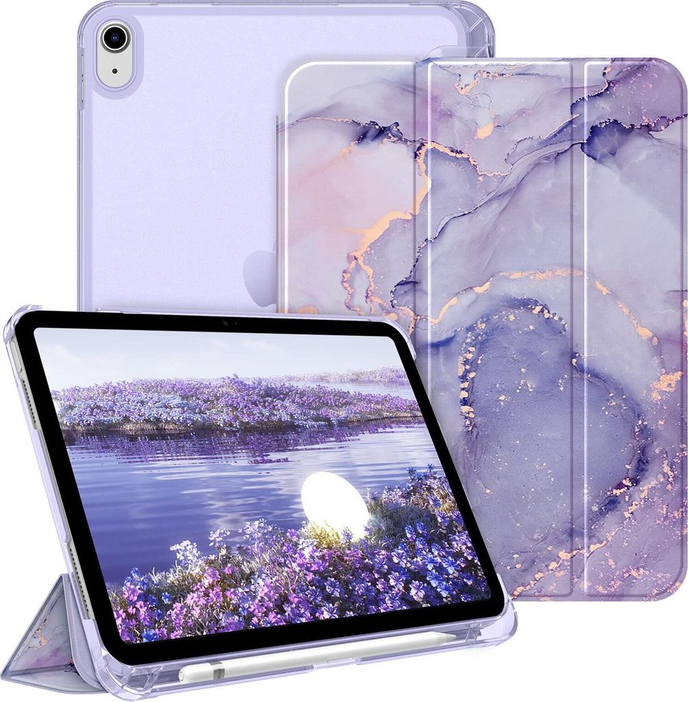 Fintie Hülle für iPad (A16) 11 Generation 11 Zoll 2025, iPad 10 Generation 10.9 Zoll 2022 mit Stifthalter - ultradünne leichte Schutzhülle mit ...