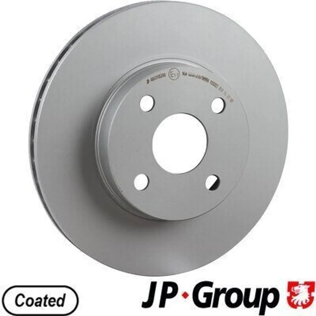 Disque de Frein 255mm JP Group Ventilés Haute Résistance Thermique