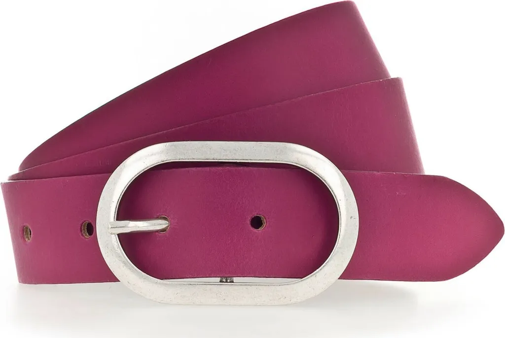 Vanzetti Pelle cintura Classics 30mm Leather Belt W105 Fuchsia Pink mirtillo