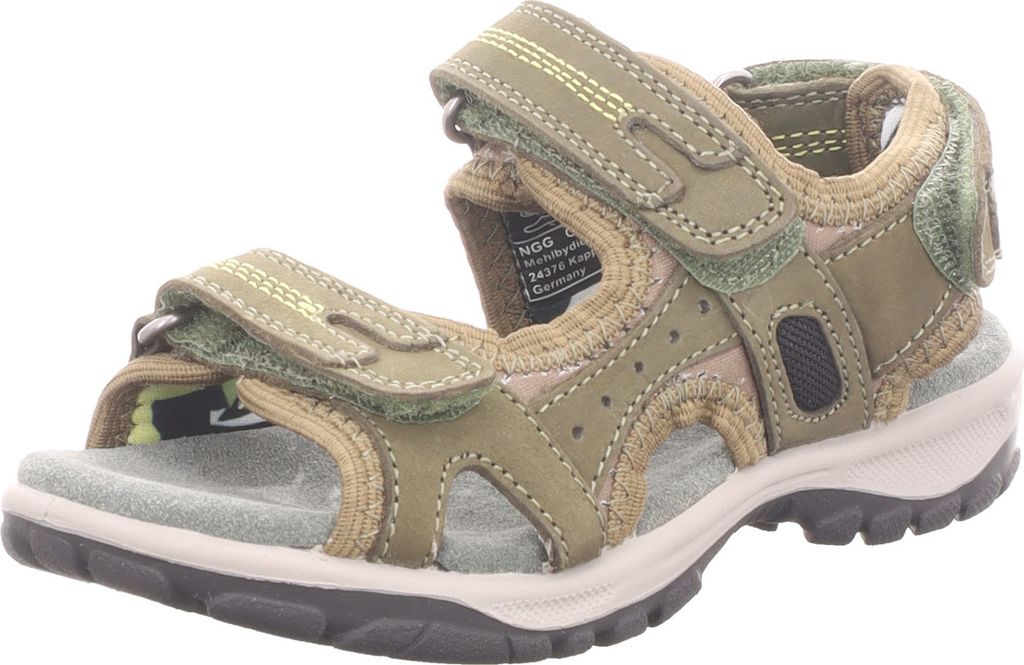 BOXX Kids Kinder-Jungen-Sandalette Military-Oliv-Grün-Grau, Farbe:grün, EU Größe:30