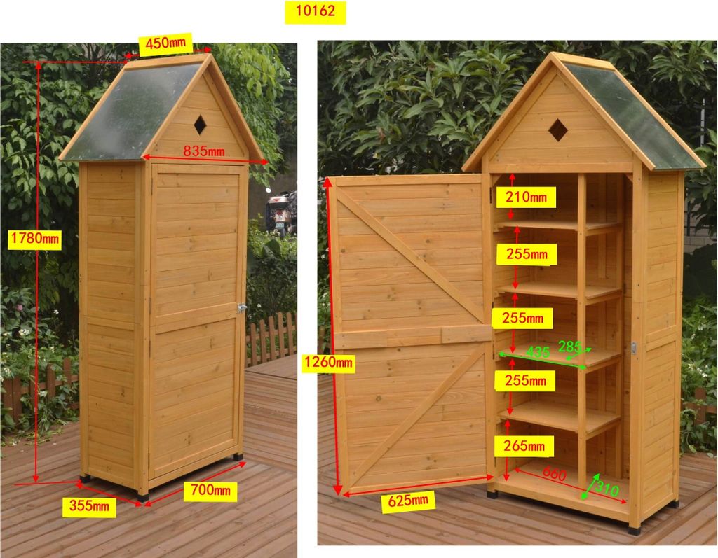 Großer Garten- und Geräteschrank Produktbild 3