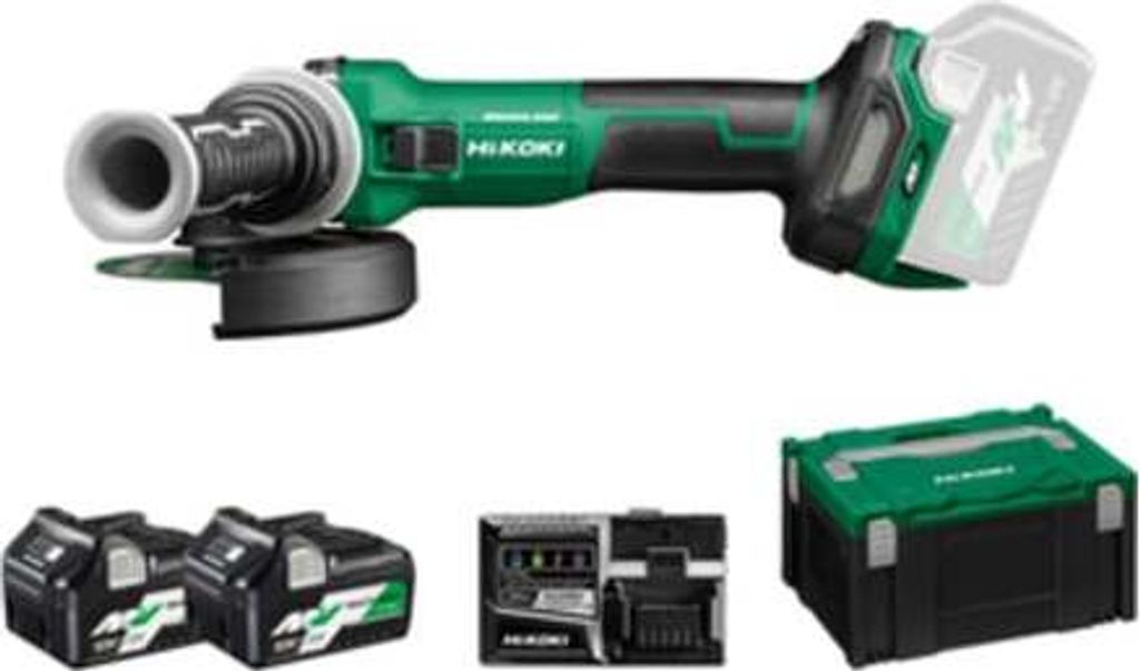 Hikoki G3613DVEWQZ, 10000 ot/min, 12,5 cm, Batérie, 2,5 Ah, Obrázok produktu 