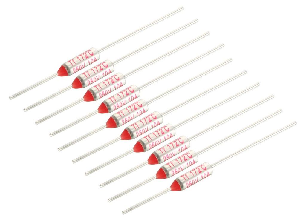 10 Stš¹ck 250V 10A 172¡ãC Celsius Schaltkreis Abschalttemperatur Sicherung de
