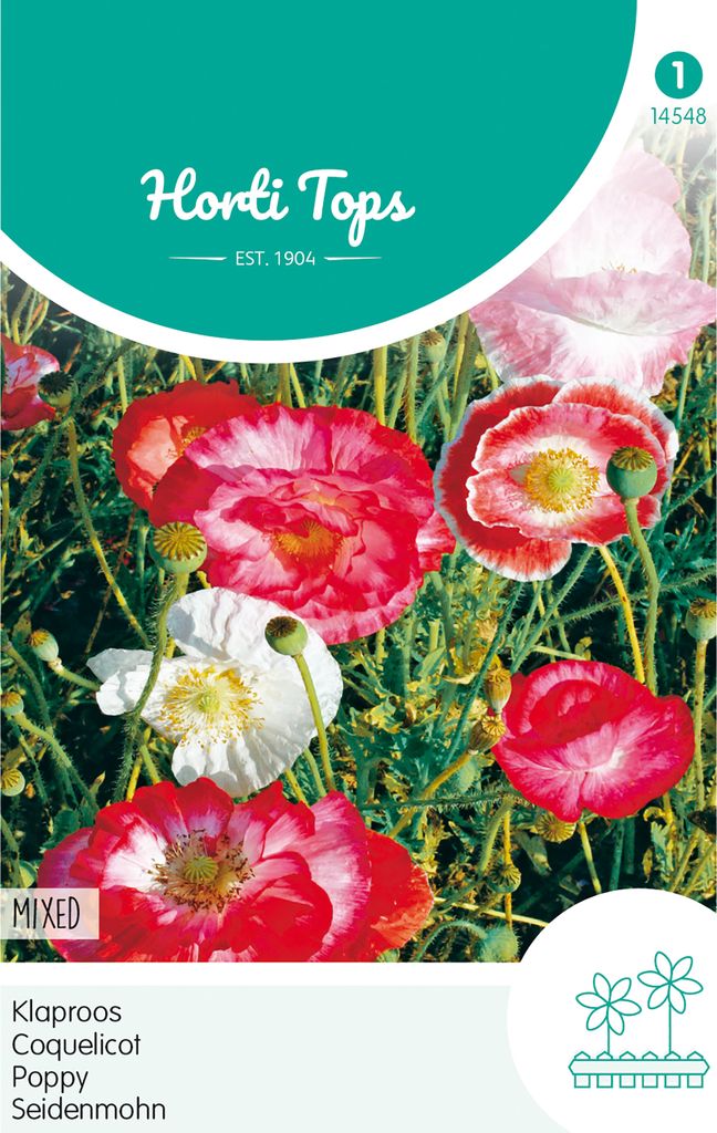 Seidenmohn Mischung | Mohnsamen von Hortitops