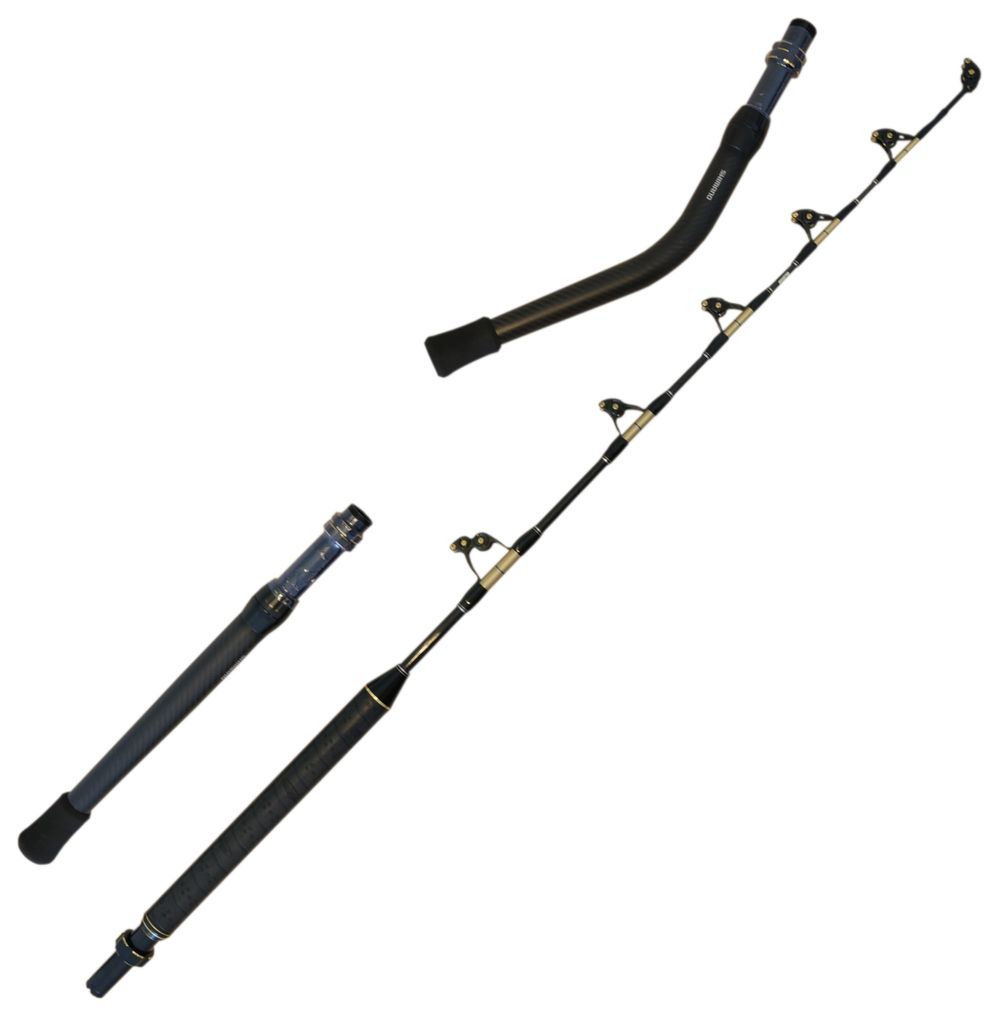 SHIMANO Tiagra Ultra Game, 1,65m, 5,41ft, 2 Teile, Trolling Angelrute, TIULT3050STP