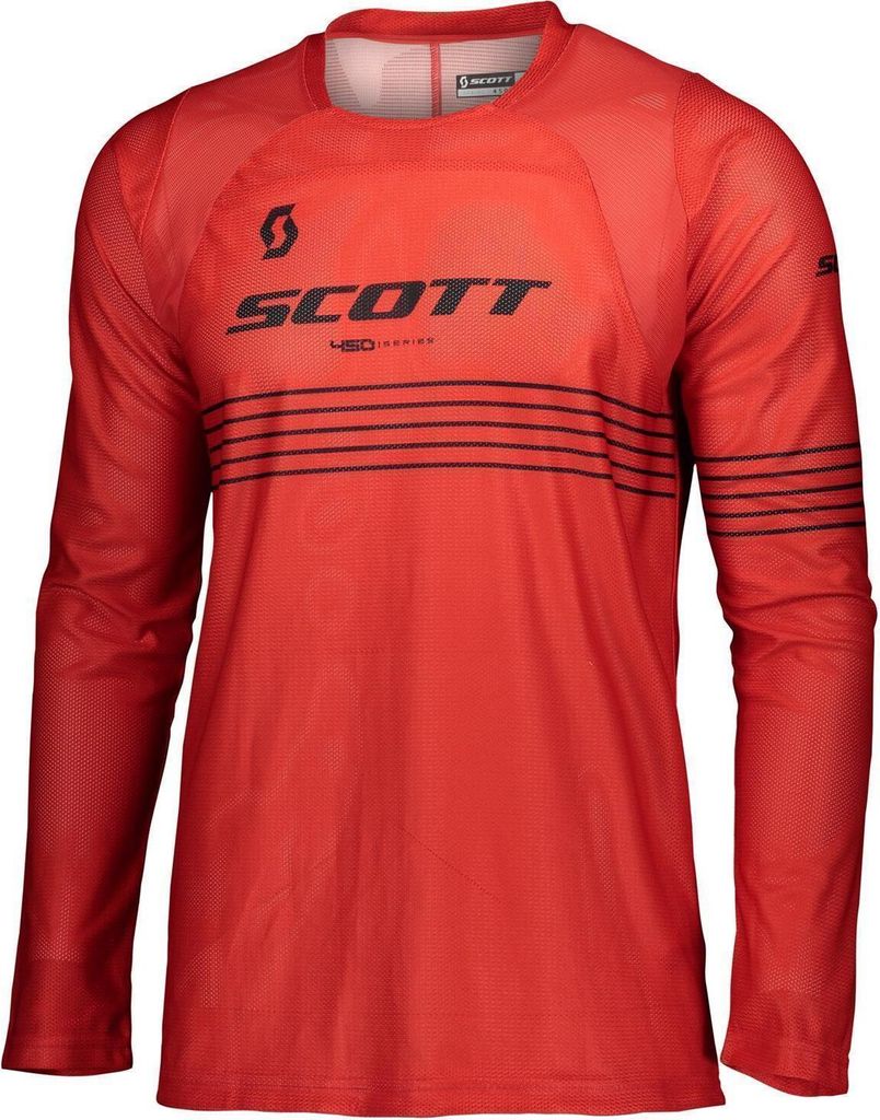 Scott Herren Jersey 450 Angled Light , Rot Schwarz, M