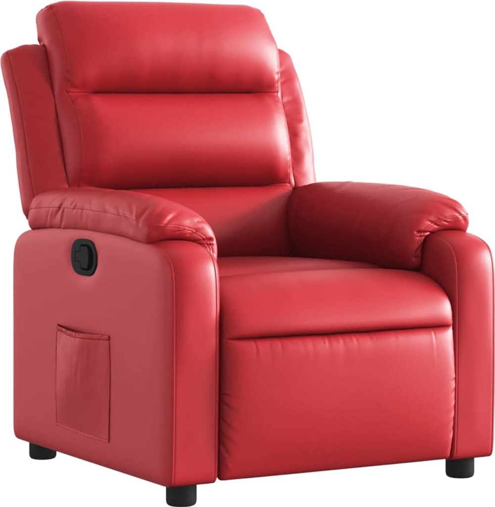 vidaXL Relaxsessel Rot Kunstleder