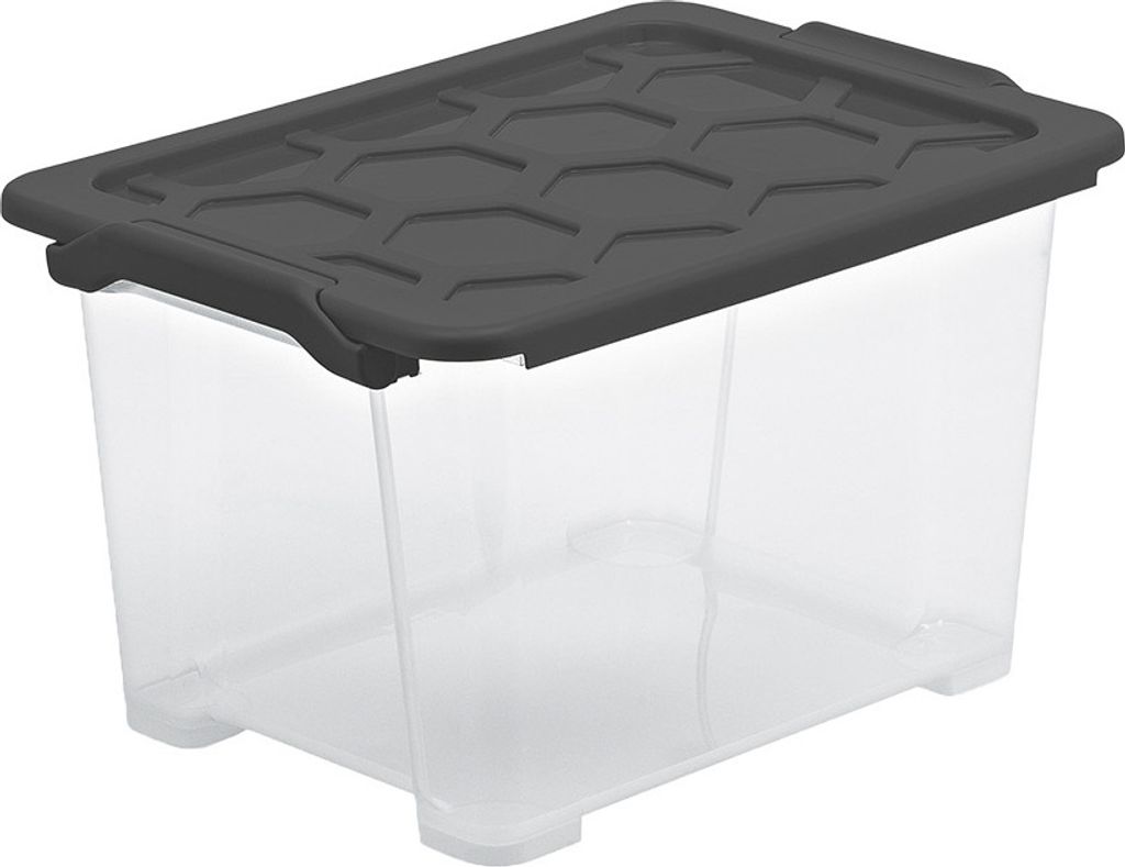 Box mit Deckel 15 l EVO SAFE KEEPING, Farbe:Anthrazit Produktbild 
