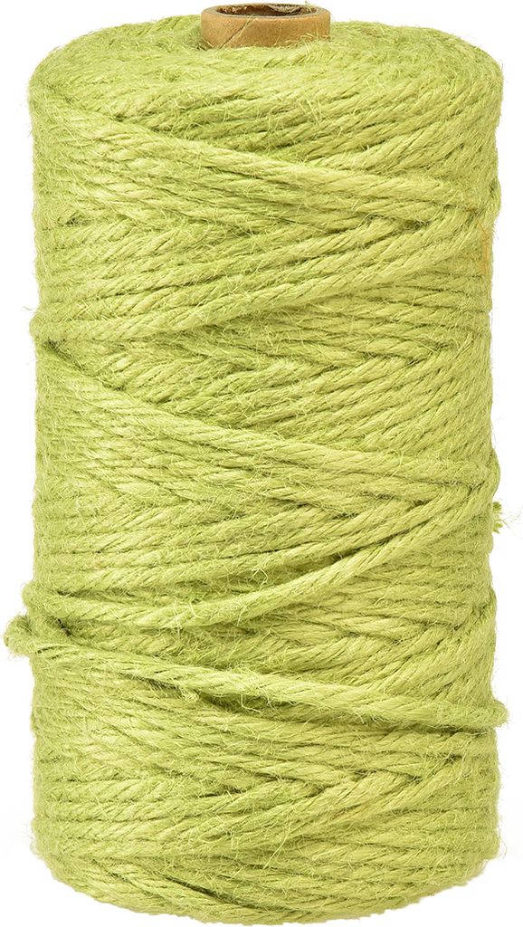 Grünes Juteband 100m - Ø4mm Jutekordel Dekoband umweltfreundlich & vielseitig