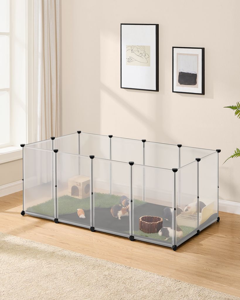 SONGMICS Výběh pro malá zvířata s podlahovými panely, výběh Obrázek produktu 