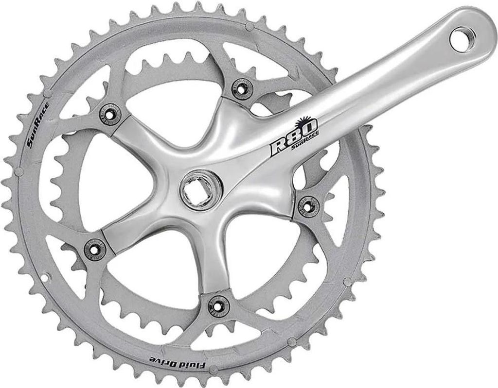 SUNRACE CRANKKEL FCR8183 8-Gang 53 39t. 170 mm Aluminium Produktbild 
