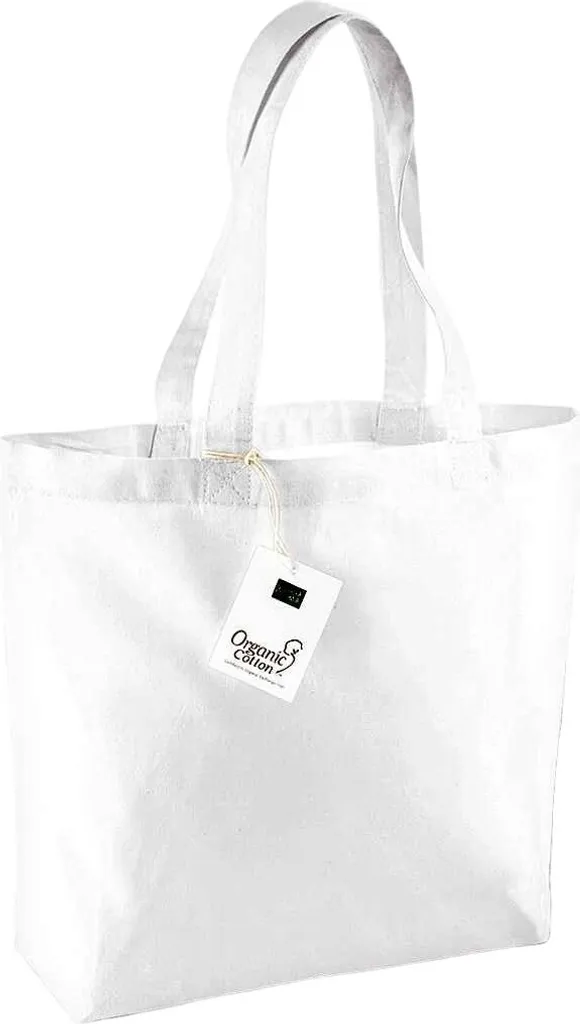 Westford Mill PC6044 Borsa Spesa Cotone 16L Bianca - Robusta e Lavabile